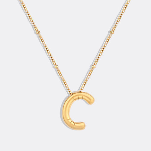 Balloon Initial Necklace