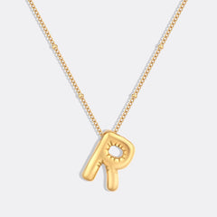 Balloon Initial Necklace