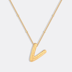 Balloon Initial Necklace
