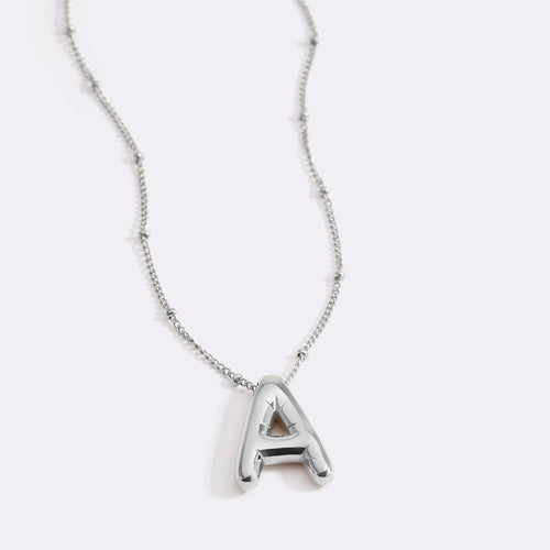 Balloon Initial Necklace
