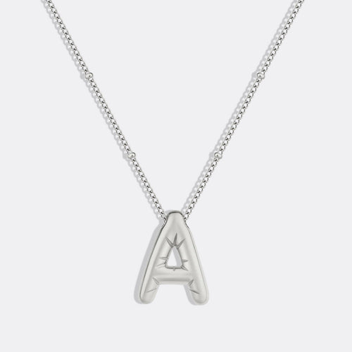 Balloon Initial Necklace