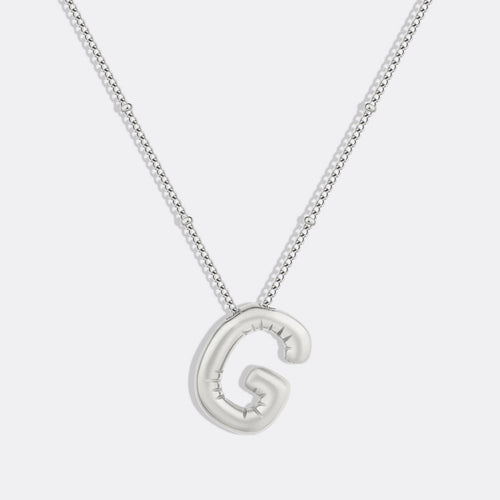Balloon Initial Necklace