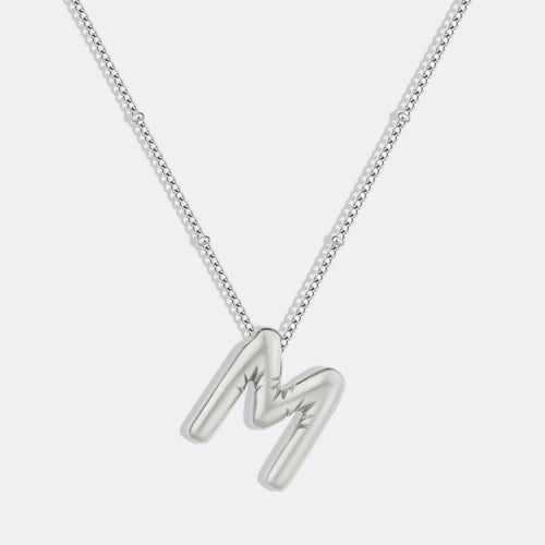 Balloon Initial Necklace