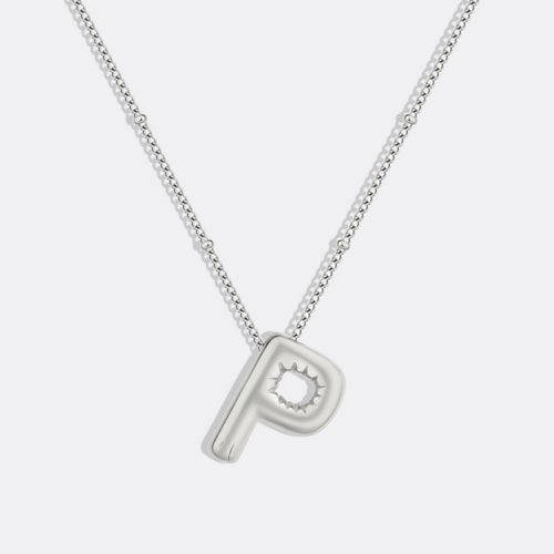 Balloon Initial Necklace