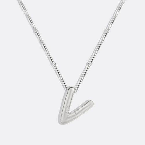 Balloon Initial Necklace