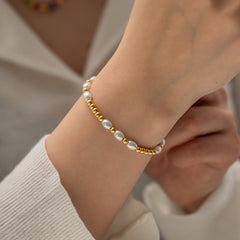 Beaded Pearls Bracelet
